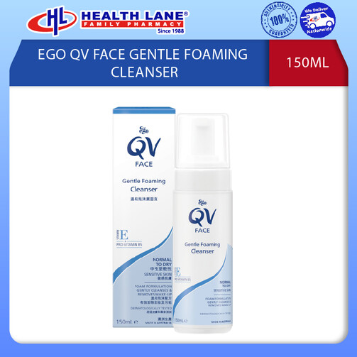 EGO QV FACE GENTLE FOAMING CLEANSER - 150ML